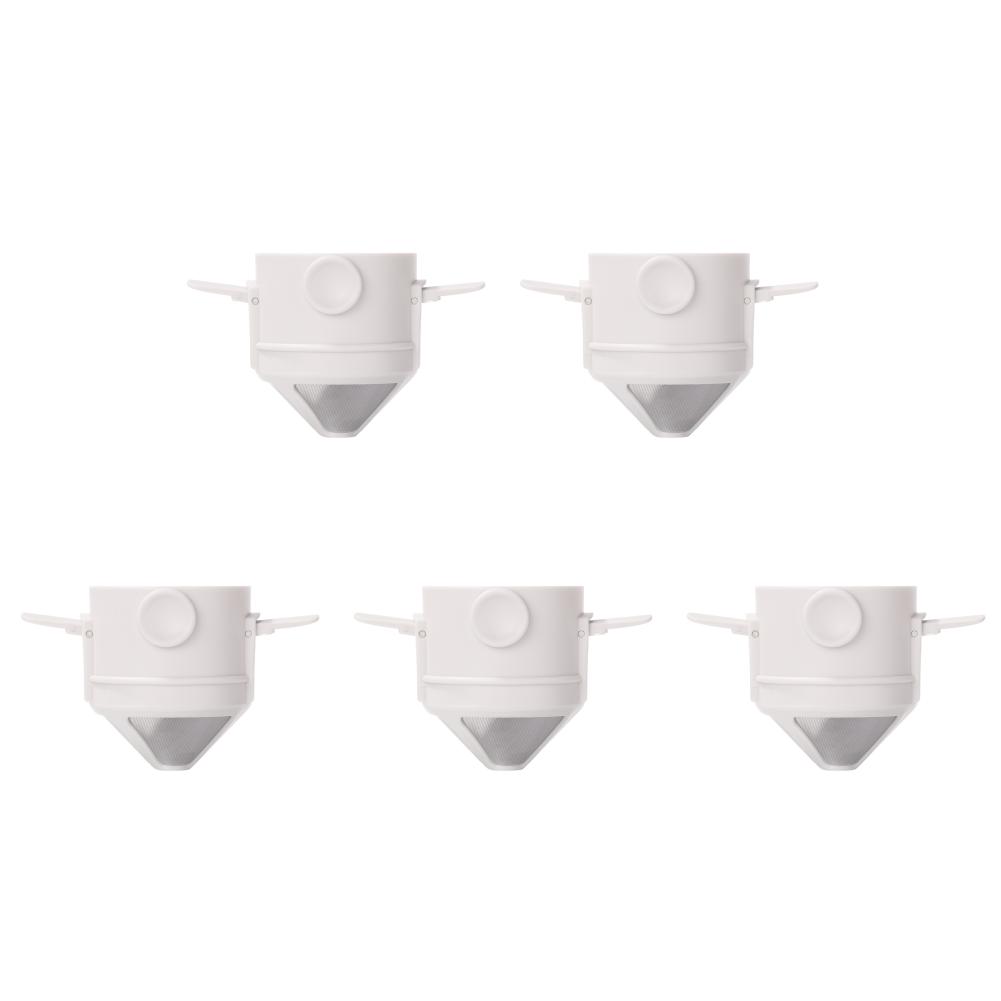 Складной портативный кофейный фильтр, кофеварка из нержавеющей стали, капельный держатель для кофе и чая, многоразовая безбумажная капельница для кофе