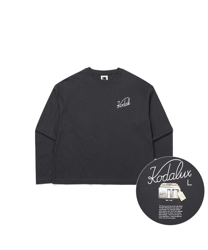 KODAK Essentials Kodaluxe Long Sleeve T-Shirt Women'S Charcoal