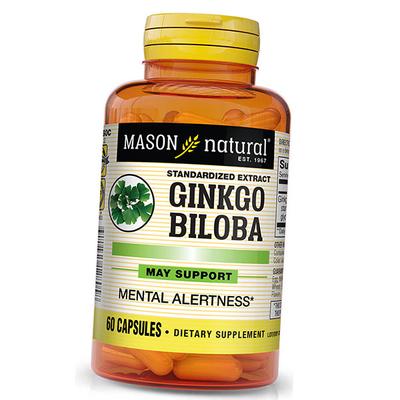 Экстракт Гинкго Билоба, Ginkgo Biloba 60, 60капс (71529020)