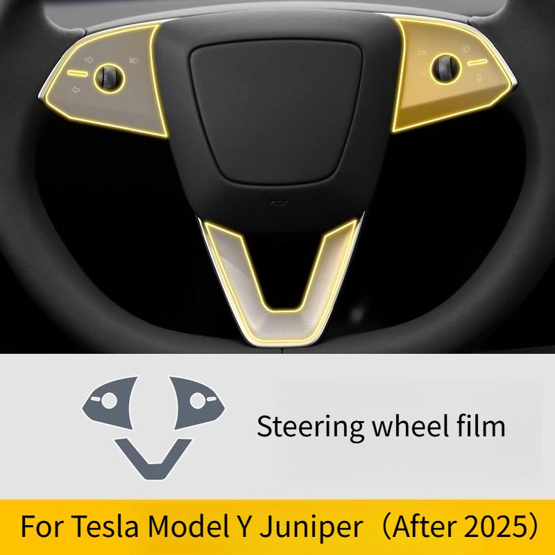 Защитная пленка для интерьера из ТПУ для Tesla Model Y Juniper Juniper 2025 2026 Экран навигации Антицарапающая наклейка Автоаксессуары