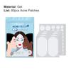 80 шт./компл. пластыри от прыщей с маслом чайного дерева, покрытие от шрамов от прыщей, ультратонкие пластыри от прыщей, невидимые пятна от прыщей, уход за лицом