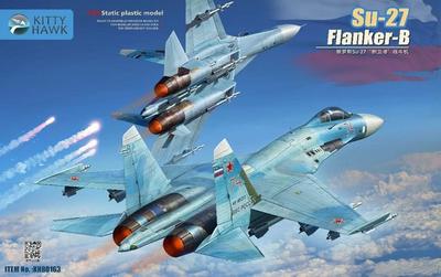Kitty Hawk Model Фланкер Б Пластиковая модель KH80163 1/48 Су-27 (Самолет)