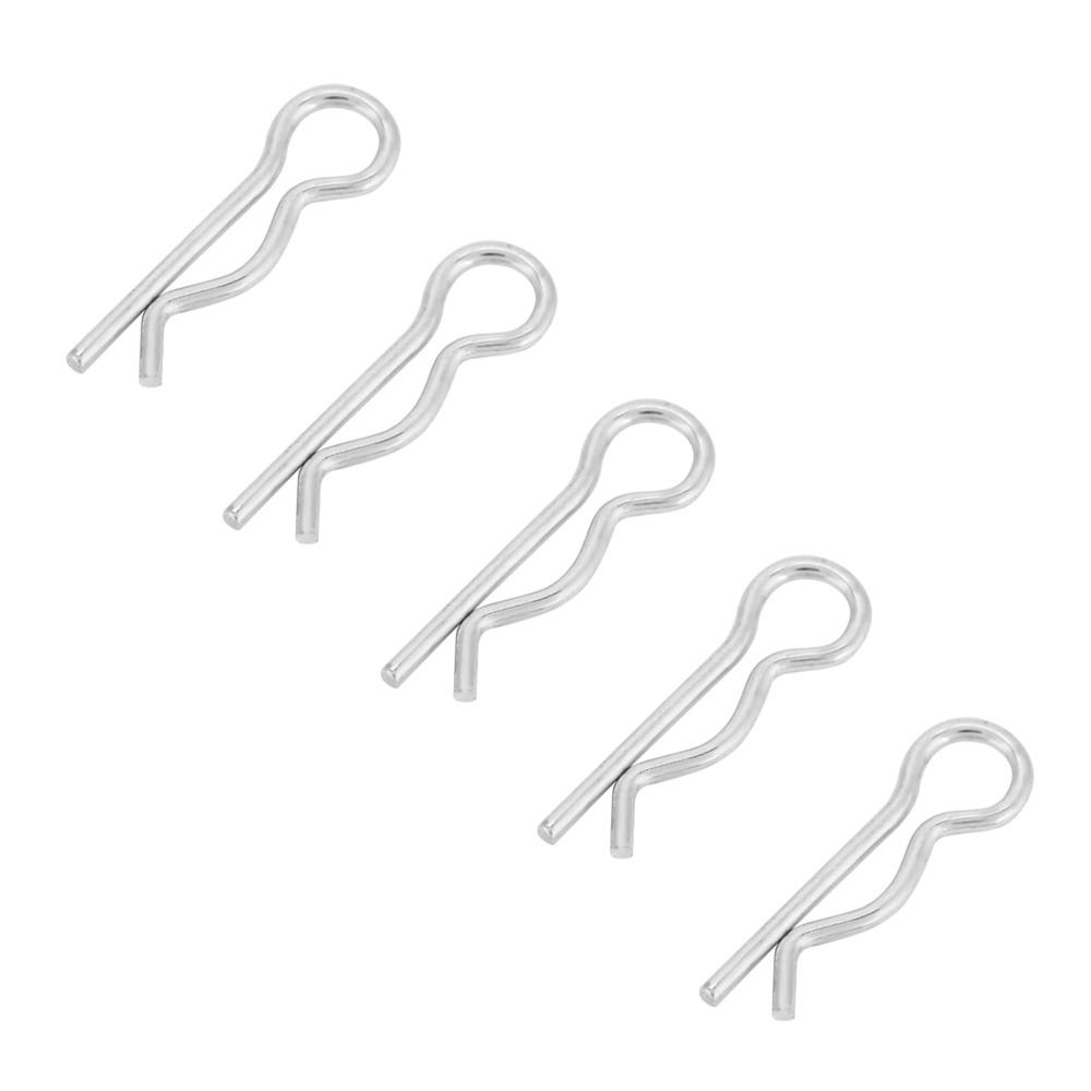 50pcs Zinc Plated Cotter Pin Clips Heavy Duty Spring Retaining Pins Hairpin Clips For Trailer