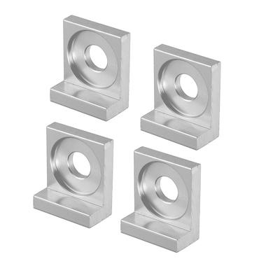 X AUTOHAUX Натяжитель цепи Универсальный Отверстие Отверстие Металлический Мотоцикл 12 мм Серебристый тон 4 шт.
