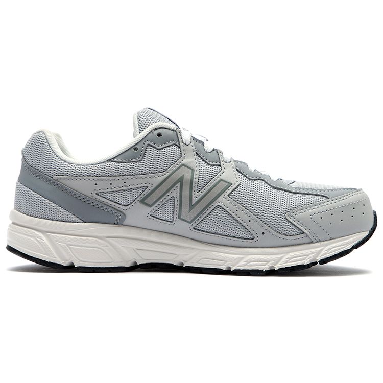 New Balance Nb 480 Удобная спортивная ткань Синтетическая кожа Низкий верх Повседневные кроссовки для бега Женские кроссовки Серый Белый W480KR5