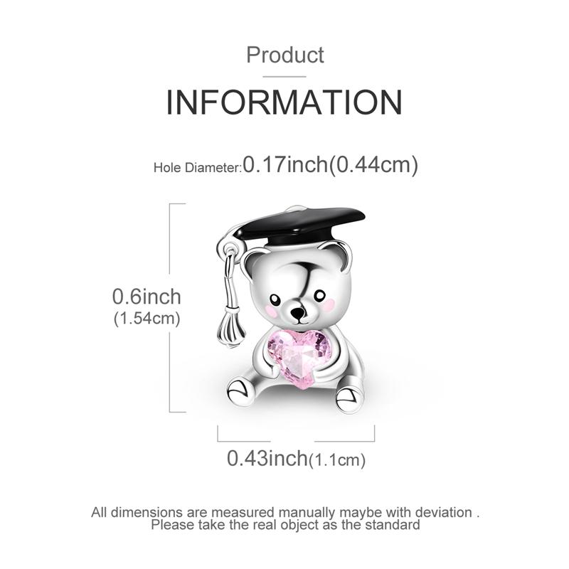 Original Charms Beads Pendant 925 Silver Parent Child Holding Hands Kitten Beads Fit Bracelet Woman Jewelry Gifts