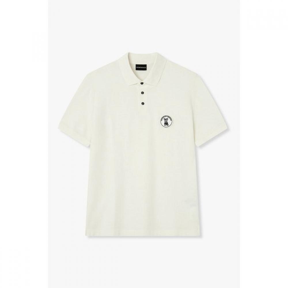 Emporio Armani Men S Dog Patch Pique Polo Shirt A516126052
