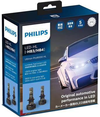 Светодиодная лампа Philips Ultinon Pro 9000 типа HB3/HB4 Номер детали: 11005U90CWX2