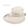 Summer Fashion Korean Style Bowknot Big Visor Cap Color Matching Beach Sun Hat