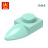 Нетоксичные 416 шт./Лот 49668 Специальные 1x1 С Зубчиками Строительные Блоки Аксессуары Moc Совместимые с Кирпичиками Diy Детские Игрушки Подарочная Коробка