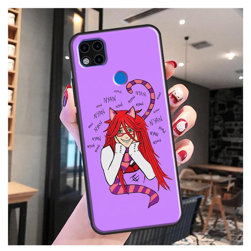 Аниме Черный дворецкий Kuroshitsuji для Xiaomi Redmi Note 11 Pro, чехол для телефона Redmi 9T 9A 9C 9S 10S Note 9 10 Pro, задняя крышка