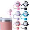 Крышка для трубочки Penguin, силиконовая крышка для трубочки, 10 мм, пылезащитная крышка для чашки Stanleys Reusab W0C0