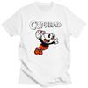 Мужские футболки на заказ Cuphead с коротким рукавом Модная футболка с рисунком из игры Мультяшная футболка Свободный крой 100% хлопок Идея для подарка - Мужские'...