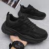 2024 Summer Men's Sneakers Fashion Laceup Thick Sole Men Casual Sport Mesh Walk Breathable Comfortable Running Shoes Male