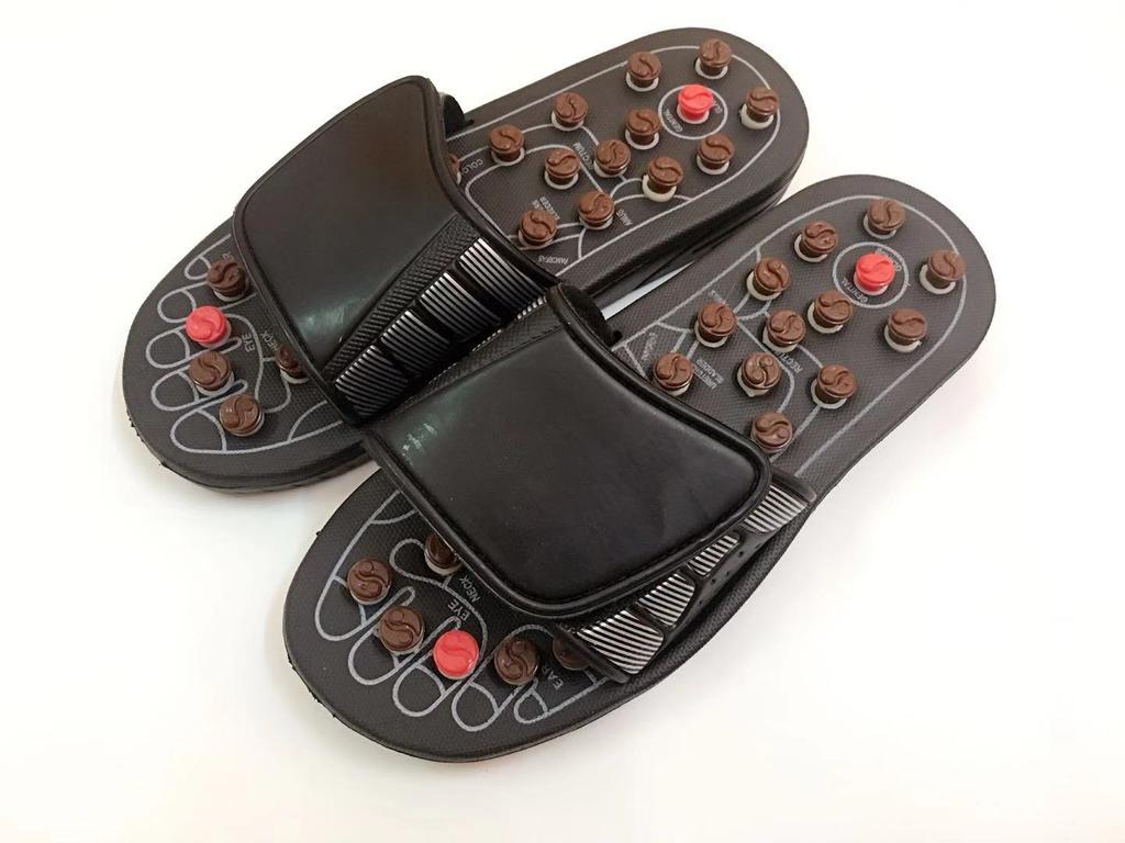 Fashion New Massage Shoes Mens Chinese Medicine Pedicure Foot Slippers Home Healthcare Spring Acupoint Adult Slipper
