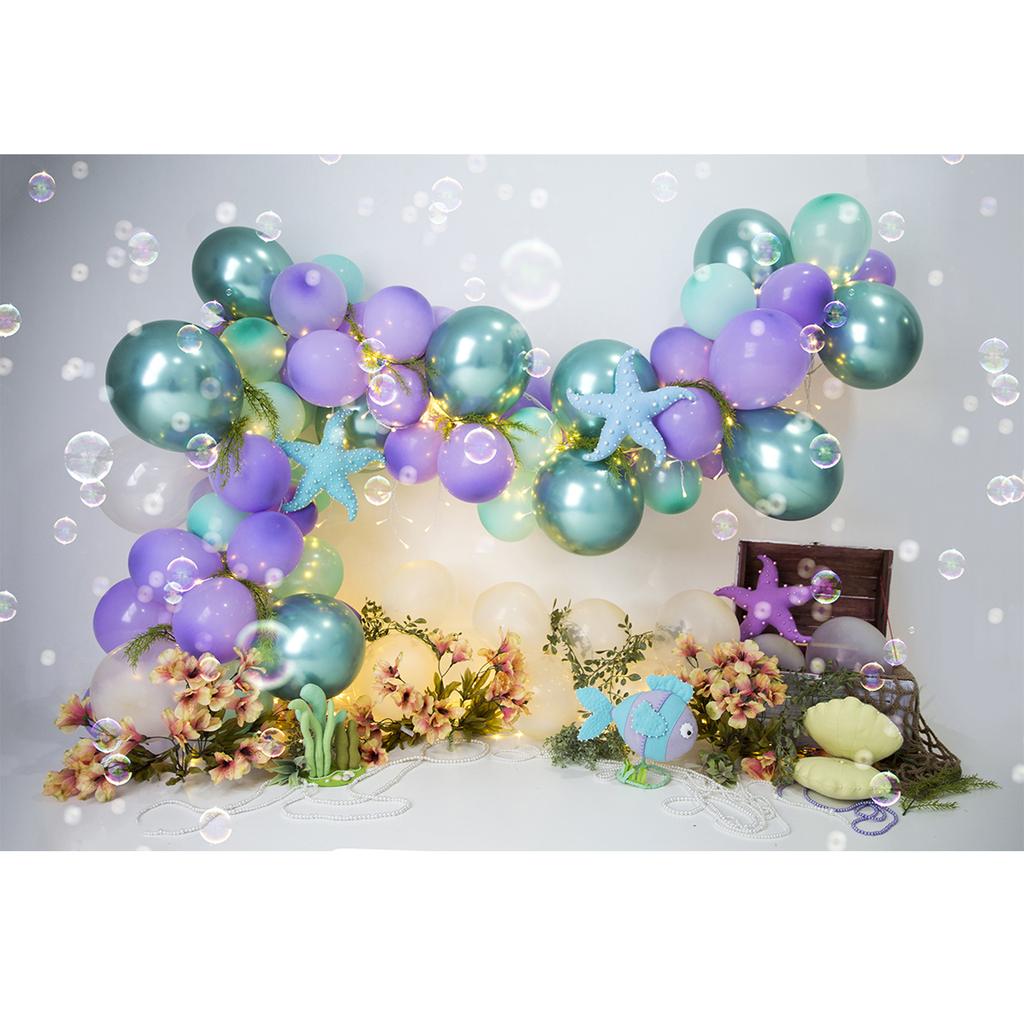Teddy Bear Colorful Balloons 1st Birthday Backdrop Kids Gifts Baby Shower Oh Baby Background For Photography Photo Props Studio