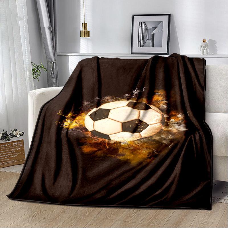Футбольный мяч, футбольные ворота, одеяло, мягкие фланелевые одеяла, кровать, чехол для дивана, покрывало, домашний декор, подарки на Рождество и день рождения