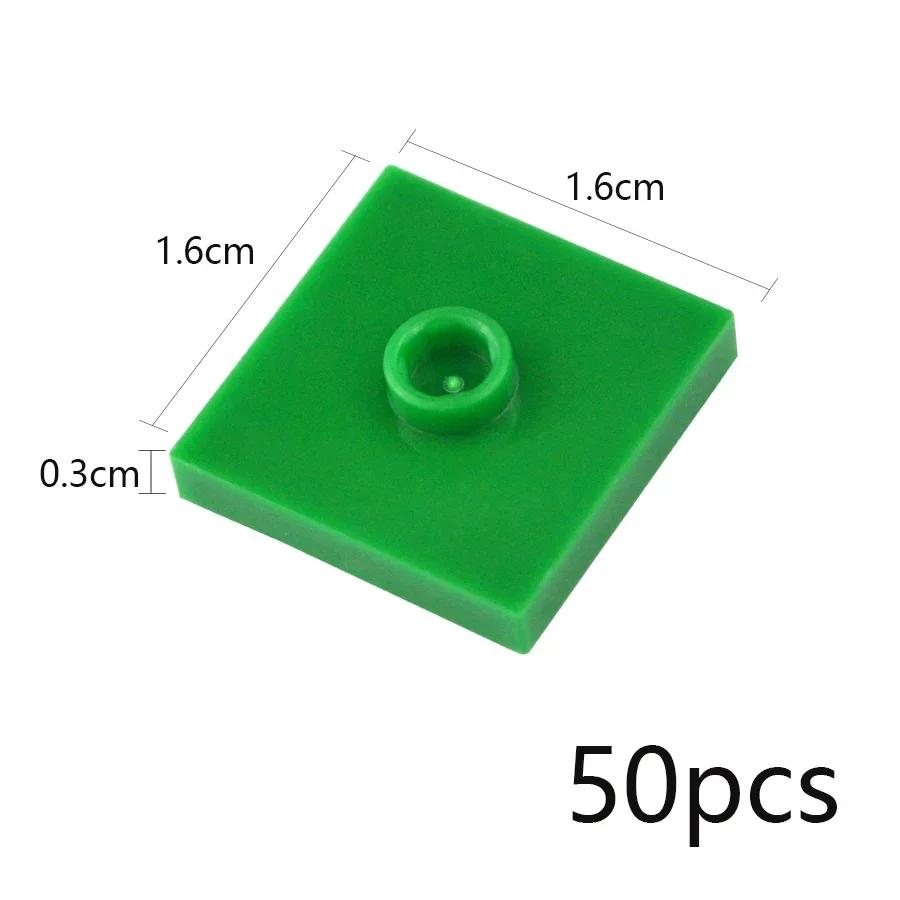 Детали Строительных Блоков 50 шт. Совместимые 23893 87580 DIY Кубики 2x2 с 1 Штырьком Точки Переключатель Защелка Для Образовательных Творческих Игрушек