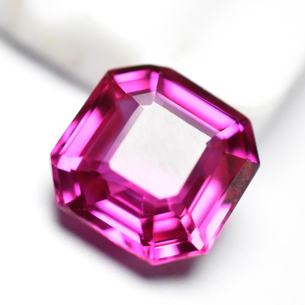 A++ Quality Natural Pink Tourmaline 8.50 Ct Square Cut gemstone