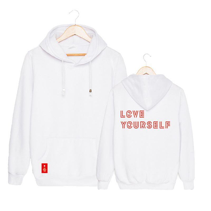 Kpop Bts World Tour Love Yourself Hoodie Cap Sweatshirt Featuring Iconic Members Jimin Suga Jin V For Fans