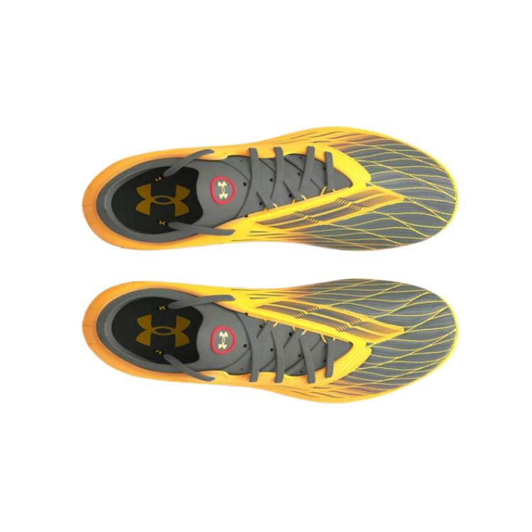 Under Armour Футбольные бутсы MAGNETICO ELITE 4 FG для твердого грунта Мужские Желто-серые 3027700-700