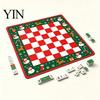 Mahjong Accessories Christmas Table Mat, Non-Slip Rubber American Noise Reduction Protection Pad Waterproof Cover for Poker, Card, Board & Tile Games