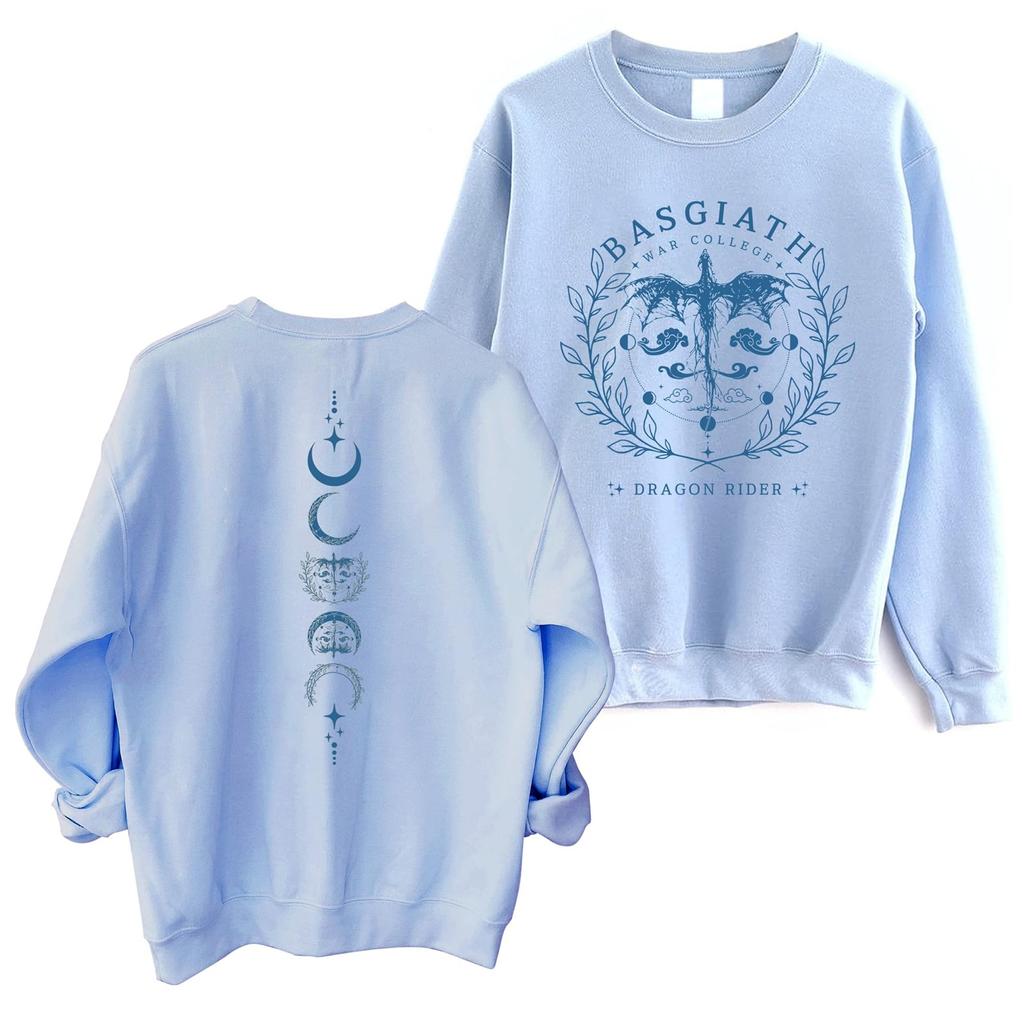 Women's Fashion Casual Round Neck Loose Long Sleeve Fourth Sweatshirt Printed Sweatshirt