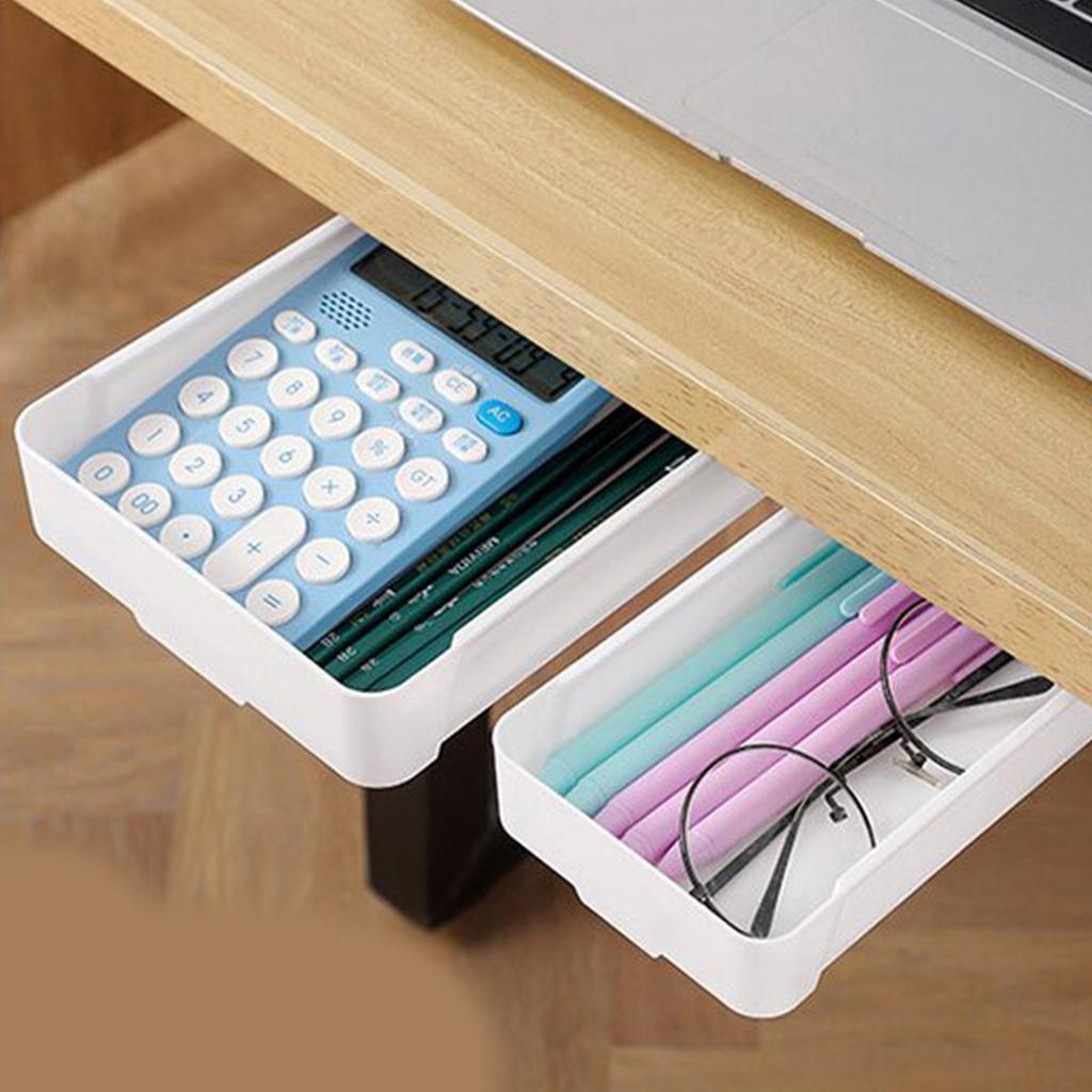 Комплект ящиков под столом, удобный ящик для хранения, самоклеящиеся ящики, выдвижные ящики для офисов и школ