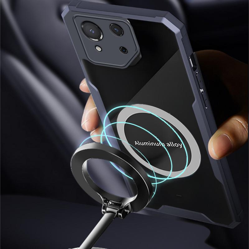 Для Xiaomi 15T / 15T Pro чехол Жесткий чехол для телефона Прозрачный Ударопрочный с держателем-кольцом для автомобильной навигации Для Xiaomi 15T Pro Корпус телефона