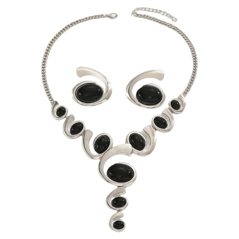 Alloy Spiral Snail Clavicle Chain Adjustable Charm Bridal Jewelry Elegant Women Choker