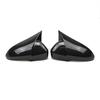 Rear View Side Mirror Cover For Ford Mondeo / Fusion 2013-20 Carbon Fiber Style