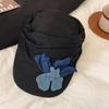 Niche Design Retro Three-Dimensional Flower Pleated Design Sense Peaked Cap Women'S Literary Versatile Personality Beret Tide