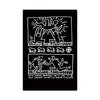 Художественная выставка Кита, абстрактный постер Харинг, поп-арт, принты, счастливая наклейка, сердце, картина, холст, живопись, галерея, настенная декоративная без рамки