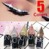 Eye Shadow Pearlescent Diamond Eye Shadow Liquid 5-color Sequins MakeUp Smooth Mini Fine Brush Eyeliner Shine And Head