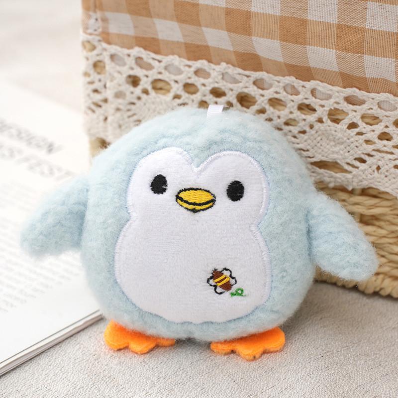 Милый плюшевый брелок в виде пингвина, пушистая мягкая игрушка, украшение для сумки