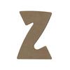 Decorative Letter - Medium - Wooden Z - 8 Cm - Brown - Mixed - Decorative Objects