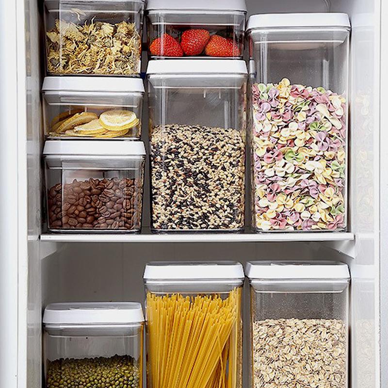 Контейнер для хранения продуктов пищевого класса с вакуумной герметизацией нажимного типа Контейнер для хранения на кухне Контейнер для хранения кофейных зерен и зерна