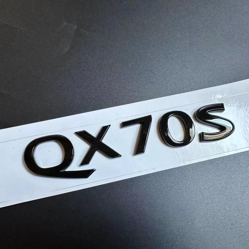 1pcs 3D ABS for Infiniti Car Emblem Rear Trunk Decals Badge Sticker Decal QX50S QX60S QX70S QX70 Accessories W2