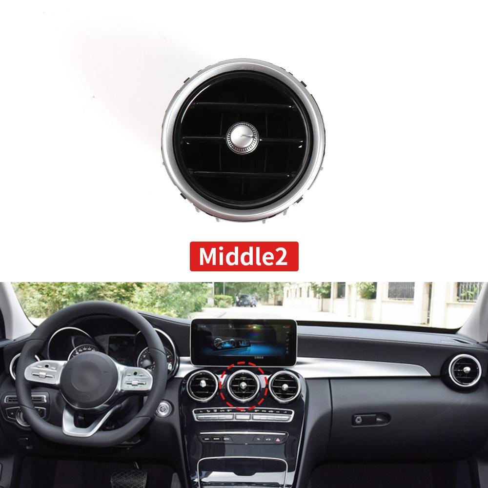 Для Benz GLC C Class W205 Передняя панель автомобиля Центральный кондиционер Вентиляционная решетка AC Полная сборка для Mercedes W205