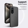 Совместимо с Xiaomi POCO M7-4G: Текстура кожи из углеродного волокна, Полное покрытие, Защита объектива, Защита от падений, Магнитный чехол MagSafe.