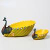 1pc Peacock Flowerpot Succulent Pot Plant Pot Fruit Platter Hanging Planter Resin Handicraft