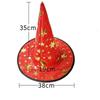Hat Pentagram Cap Pointed Cap Favor Bronzing Wizard Cap Halloween Hat Witch Hat Magician Hat