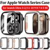 Стекло+Чехол Для Apple Watch 11/10 Чехол 46мм 42мм Ultra 3 2 49мм 44 45мм 41 40мм Защита Экрана Бампер iwatch series 9 8 7 5 SE