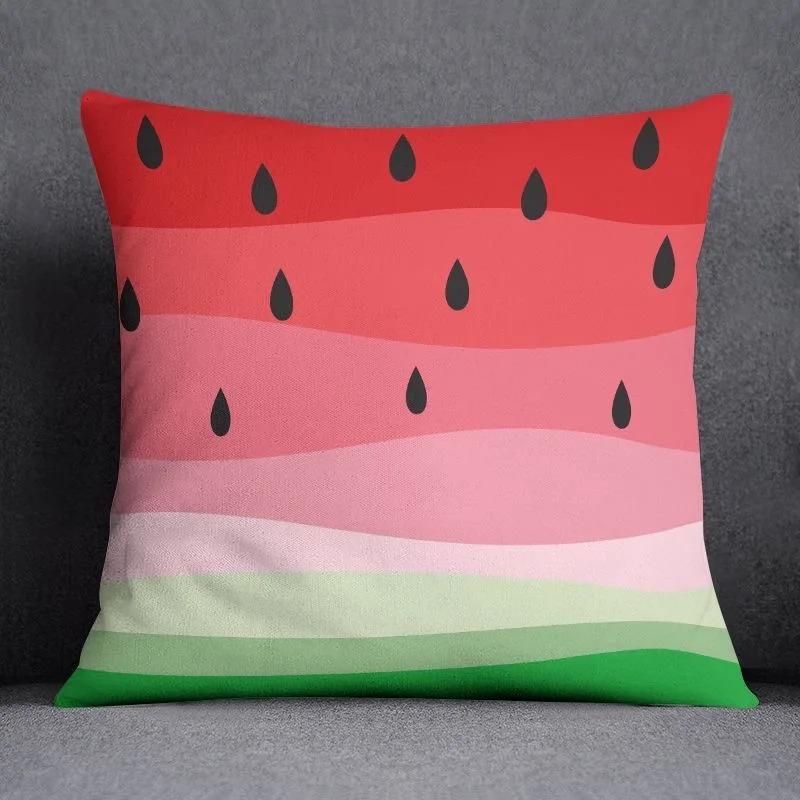 Летний фруктовый узор наволочка для украшения автомобиля офис гостиная диван дома наволочка