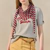 Maxza STripe Scarf SeT T shirT zf05qT002na