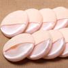 Soft Round Cotton Puffs Round Velvet Powder Puff With Ribbon  for Face Makeup Application