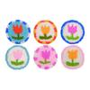 Poke Embroidery Handmade Diy Coaster Material Pack, Thermal Insulation Pad Embroidery Handmade Decompression Poke Music Gift