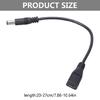 Кабель-удлинитель питания 5VDC MicroUSB на 5525 22AWG 3A Адаптерный кабель 0,2 м