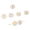 Натуральная ракушка Двусторонняя Горячее тиснение Плоские круглые бусины Для DIY Ожерелья Браслета Серег Изготовления Ювелирных Изделий