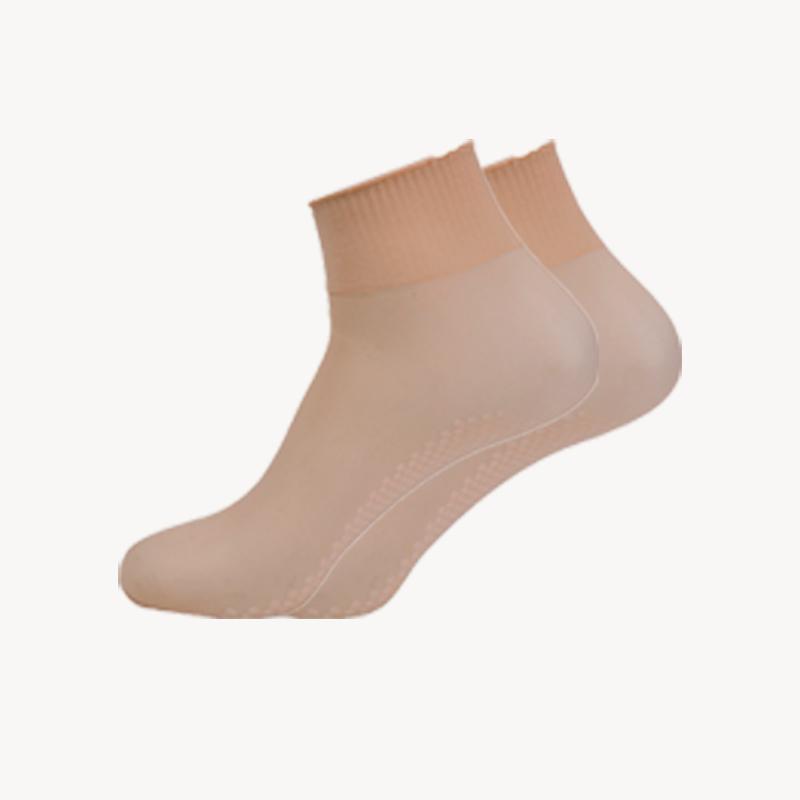 1/5 пар Противоскользящие Ультратонкие Носки Женские Весна Лето Прозрачные Кристальные Невидимые Эластичные Дышащие Гольфы Средней Длины Шелковые Чулки